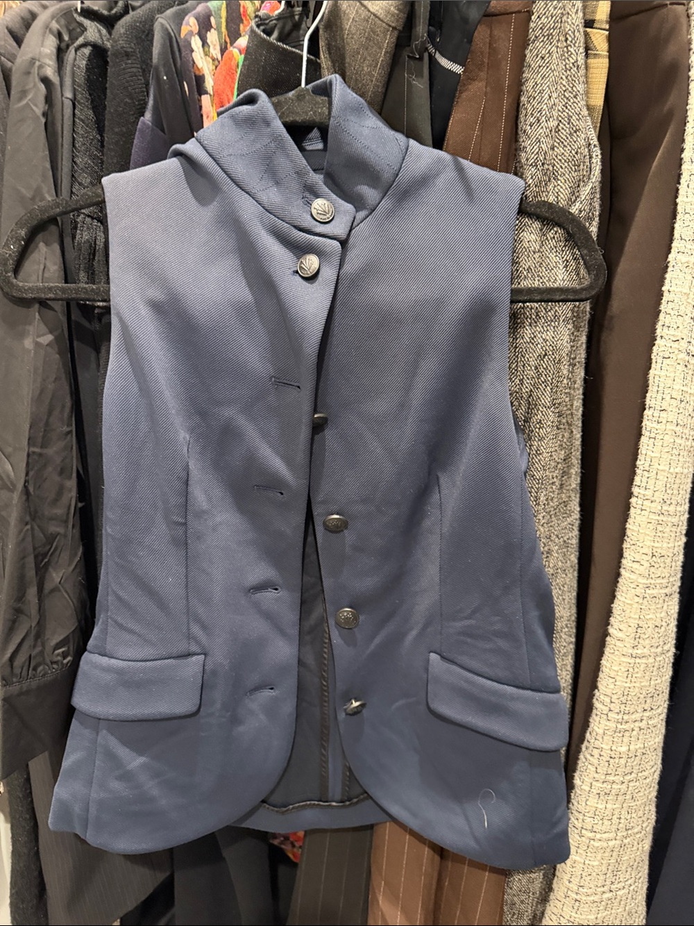 Rag & Bone Navy Vest